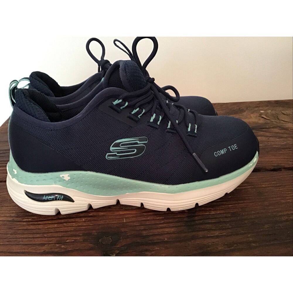 Skechers Women’s Safety Shoes Size 5.5 Arch Fit SR-Ebinal Slip Resistant E/H